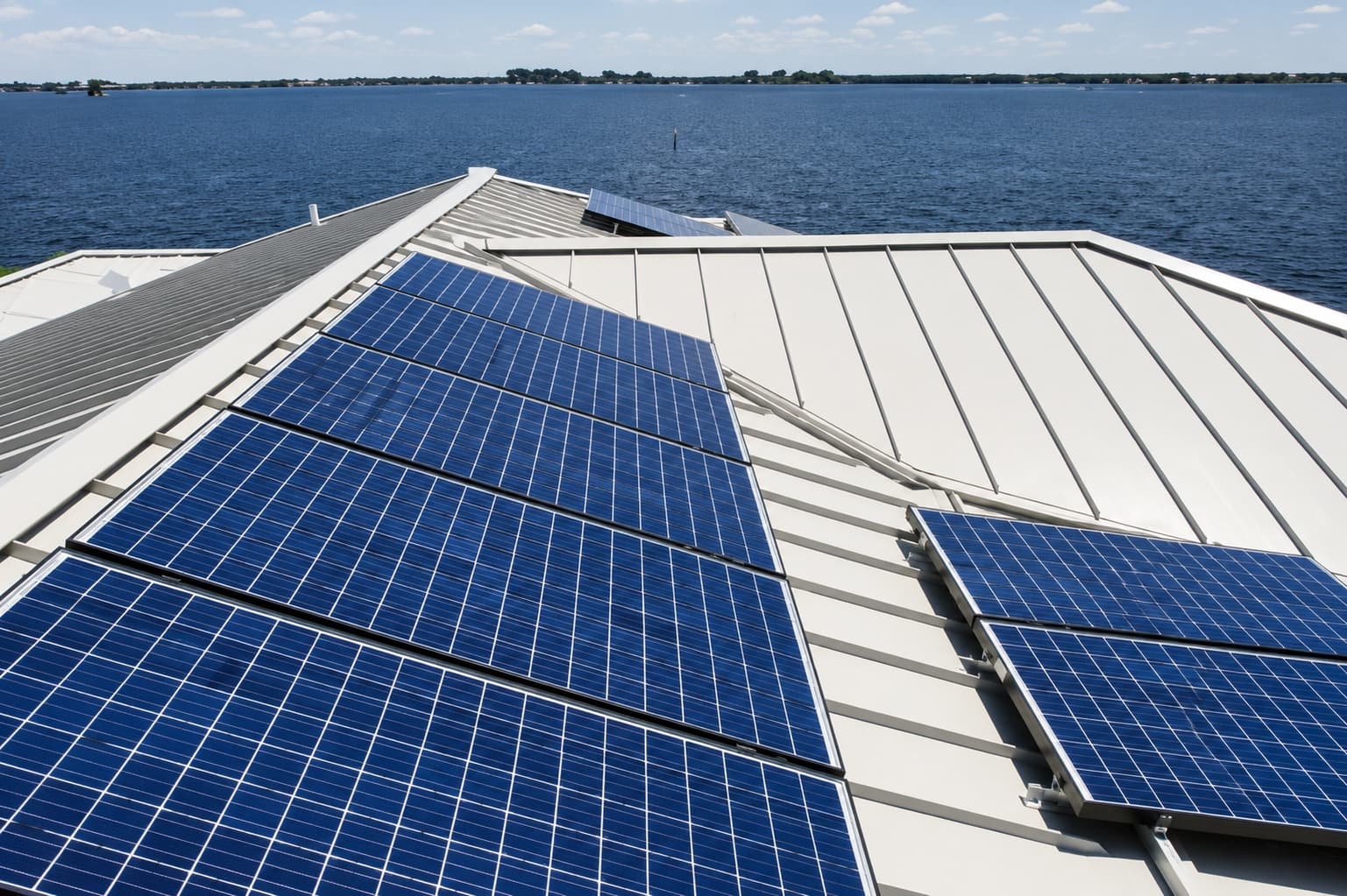 Whole-house solar power system on a Koogler Homes custom home, Cape Coral, FL
