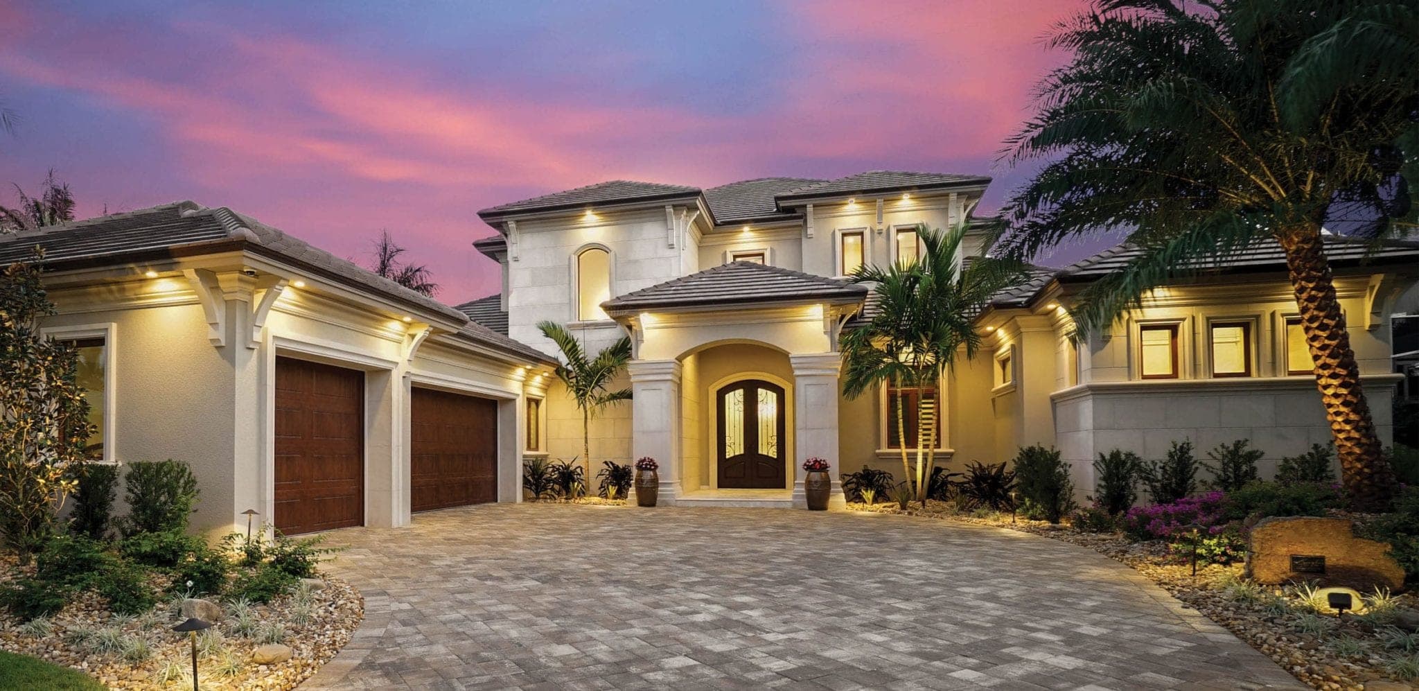 The Bluefin Bay floor plan elevation — Koogler Homes custom home builder