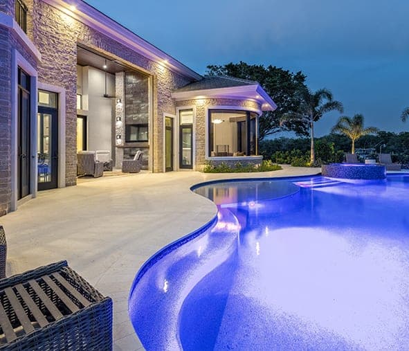 Custom home construction detail — Koogler Homes, Cape Coral, FL