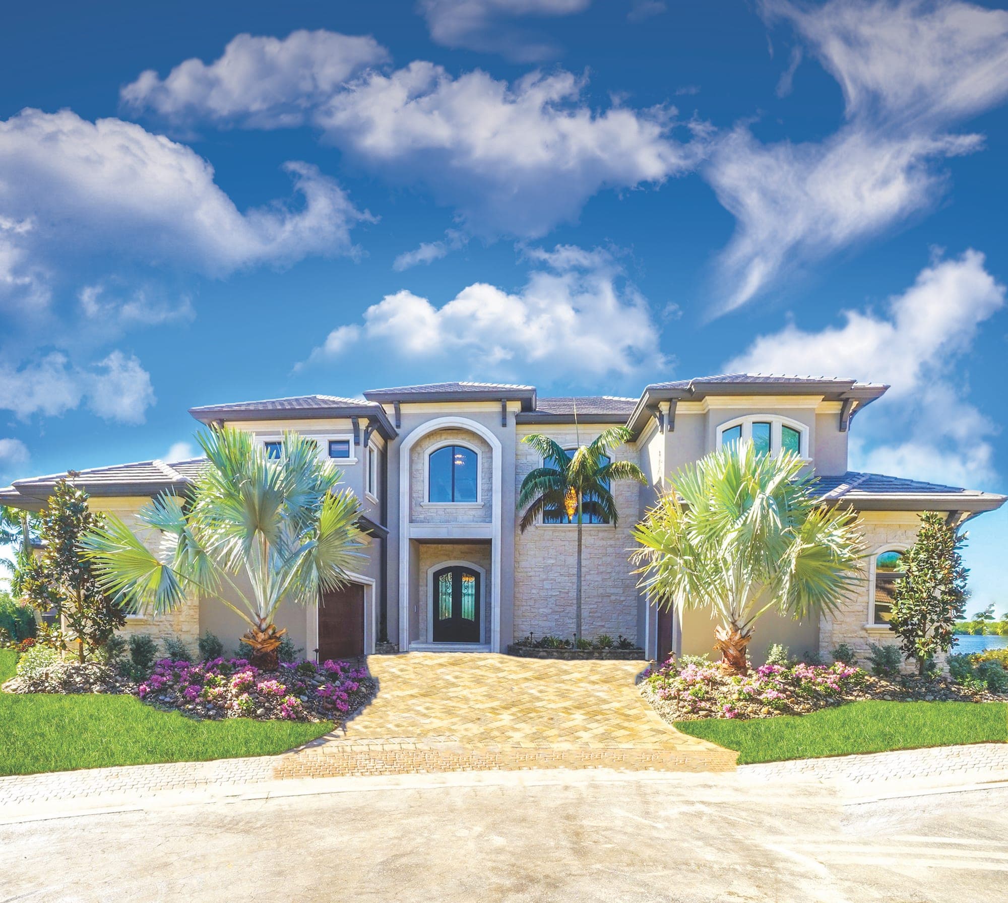 The Harbour Island floor plan elevation — Koogler Homes custom home builder